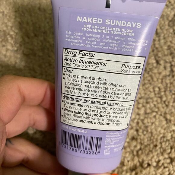 Naked Sundays Collagen Glow 100% Mineral Perfecting Priming Lotion 1.7 oz - Picture 4 of 5